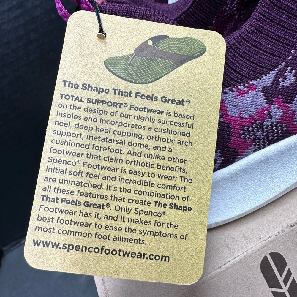 Women's Slip-On Knit Sneakers in Plum Pink - Picture 9 of 15